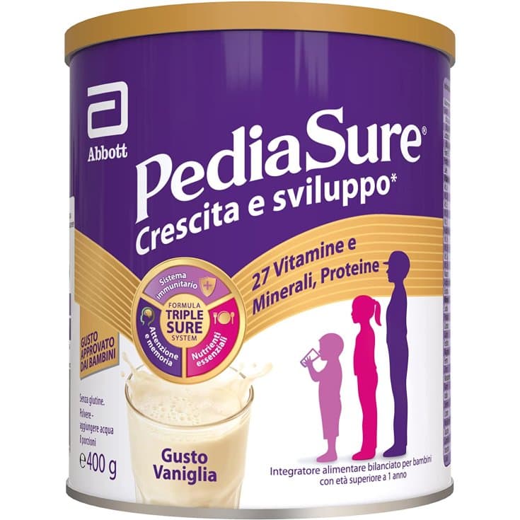 PediaSure Rinforza Vainilla – 400 g de batido nutricional en polvo para niños