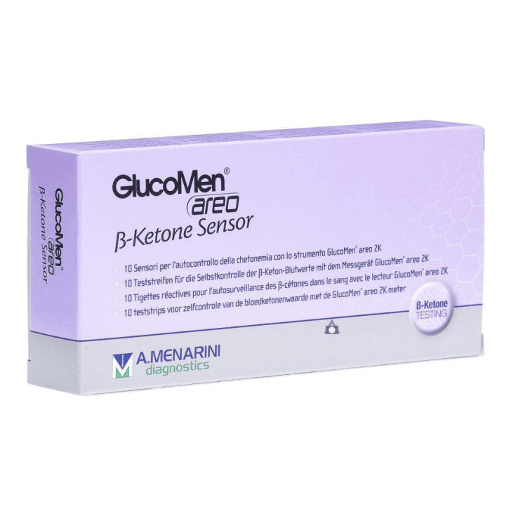 Glucomen Areo B-Ketone – 10 tiras reactivas