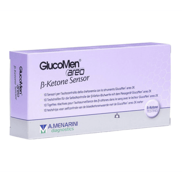 Glucomen Areo B-Ketone – 10 tiras reactivas