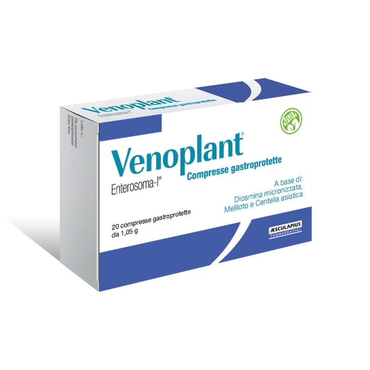 Diosmina 25 g + Meliloto – 20 comprimidos de 1,2 g | Venoplant