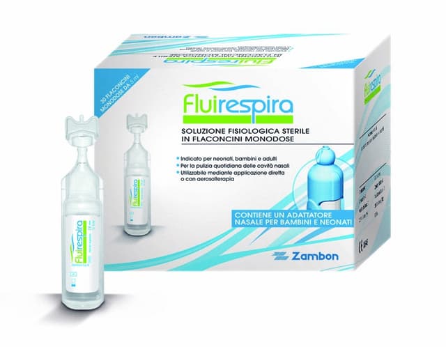 Fluirespira Solución Salina – 30 ampollas