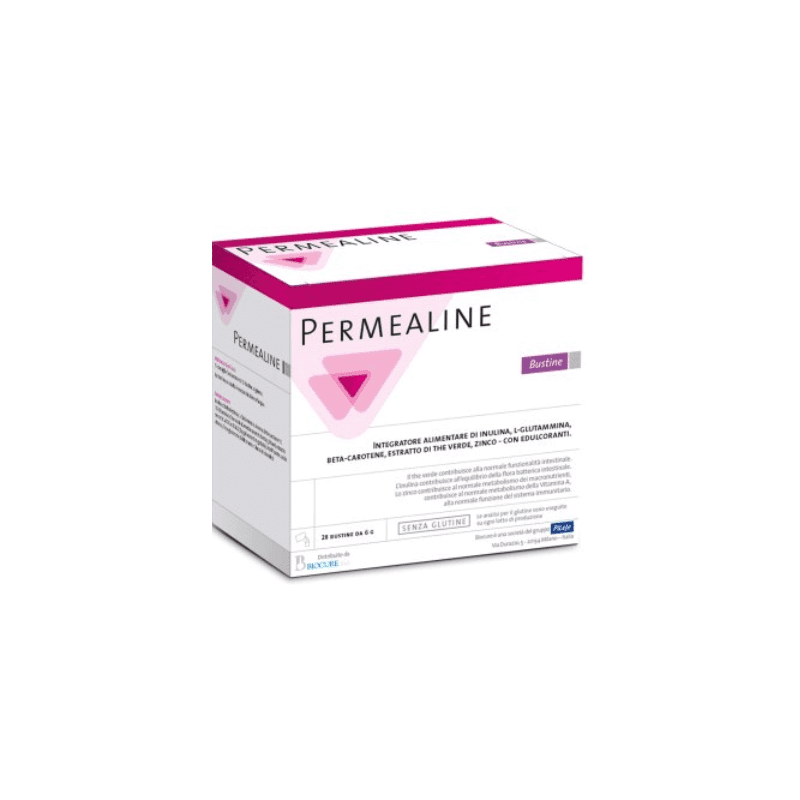Inulina 5112 mg + L-Glutamina – 28 sobres de 6 g | Permealine