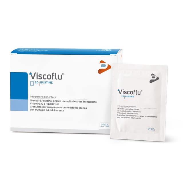 N-Acetilcisteína + Vitamina C – 20 sobres de 3 g | Viscoflu