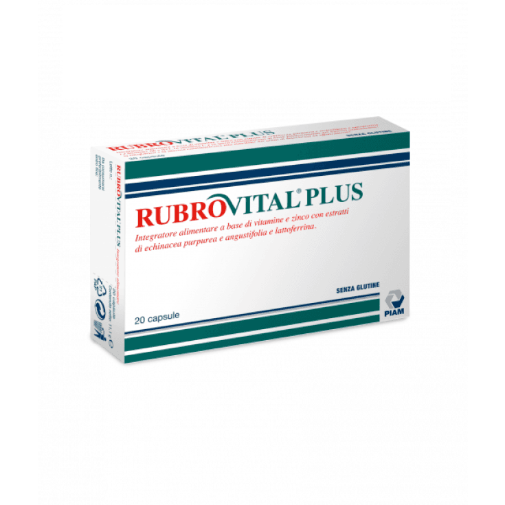 Lactoferrina + Equinácea – 20 cápsulas | Rubrovital Plus