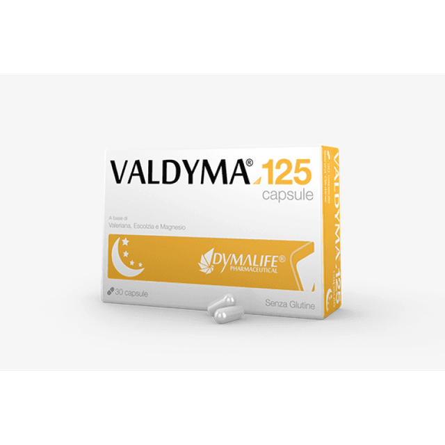 Valeriana 250 mg + Omega-3 EPA y DHA – 30 cápsulas | Valdyma 125