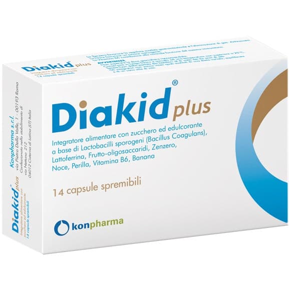 Probióticos con bacterias del ácido láctico – 14 cápsulas | Diakid Plus