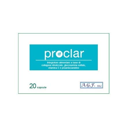 Colágeno + Glucosamina – 20 cápsulas | Proclar