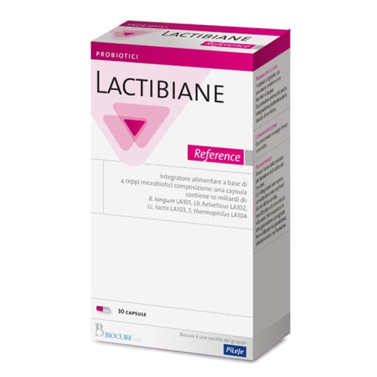Probióticos con bacterias del ácido láctico – 30 cápsulas | Lactibiane Référence