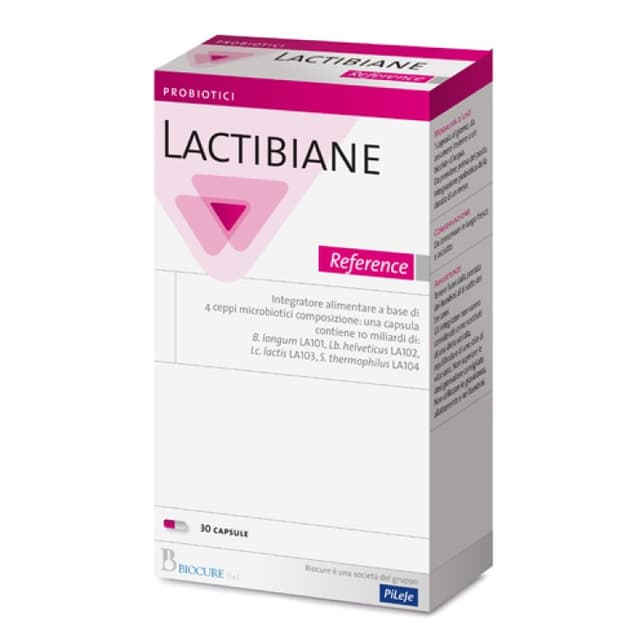 Probióticos con bacterias del ácido láctico – 30 cápsulas | Lactibiane Référence