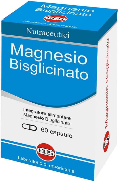 Magnesio 112,5 mg Bisglicinato – 60 cápsulas | Kos