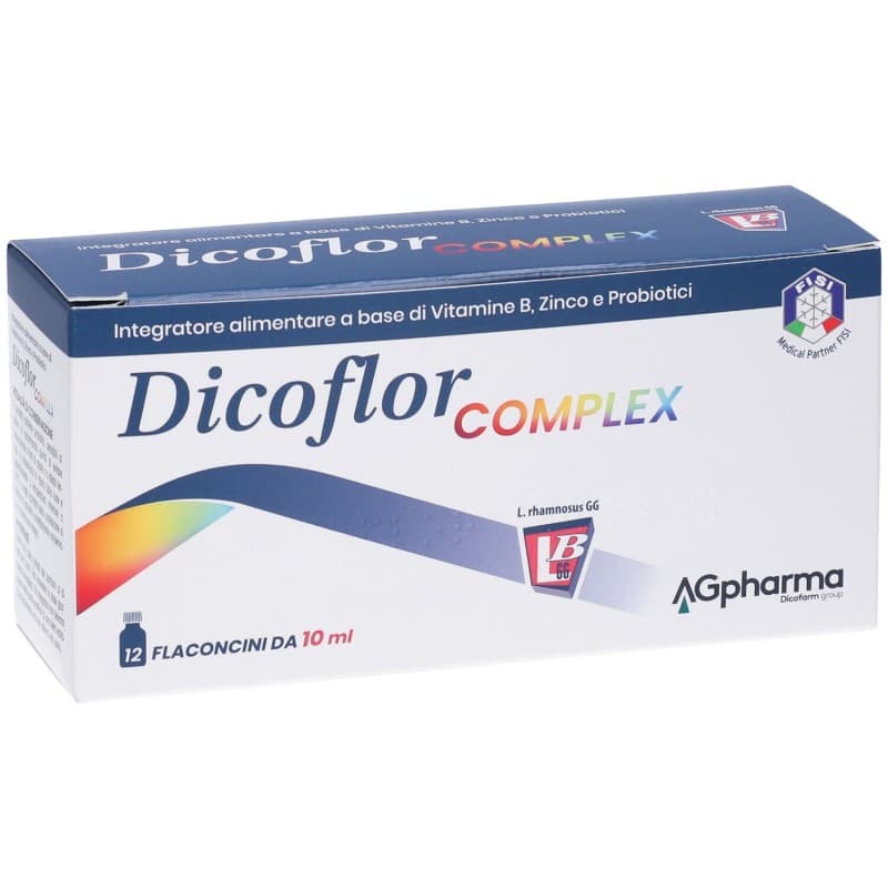 Probióticos con bacterias del ácido láctico – 12 ampollas de 10 ml | Dicoflor Complex
