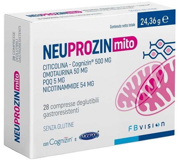 Colina 500 mg + Niacina – 28 comprimidos | Neuprozin Mito