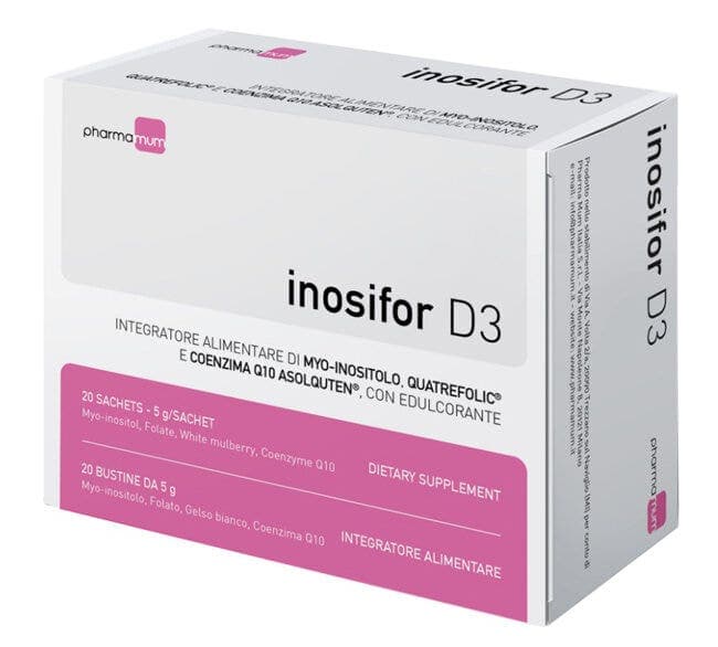 Mioinositol 4.000 mg + Morera blanca – 20 sobres | Inosifor D3