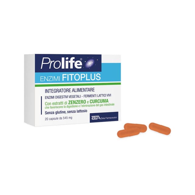 Prolife Enzimi Fitoplus – 20 cápsulas