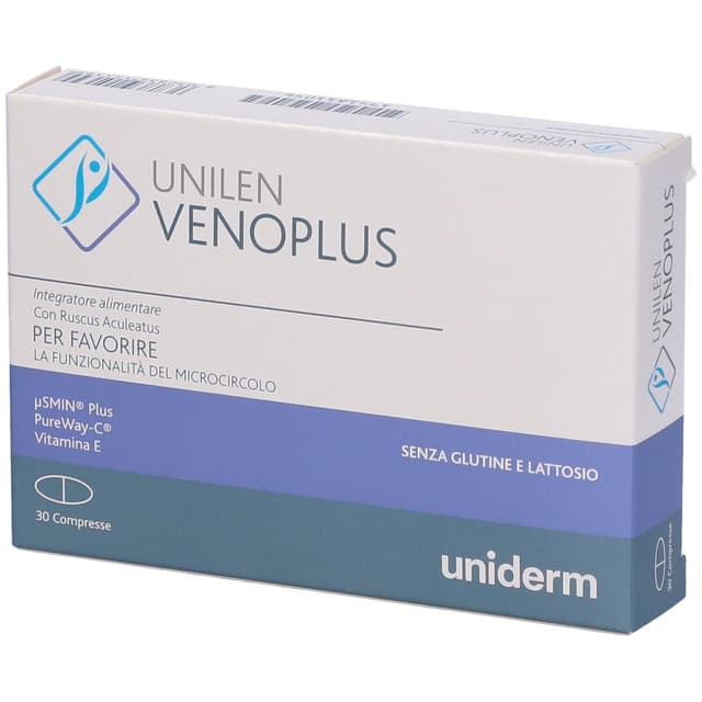 Unilen Venoplus – 30 comprimidos con diosmina micronizada y vitaminas C y E