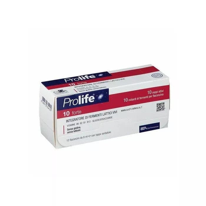 Prolife 10 Miliardi – 12 viales bebibles de 8 ml con bacterias lácticas