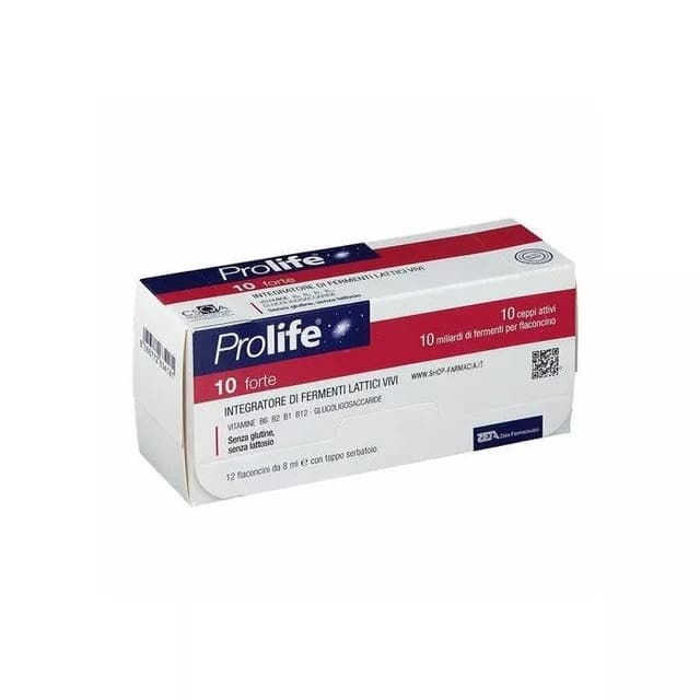 Prolife 10 Miliardi – 12 viales bebibles de 8 ml con bacterias lácticas