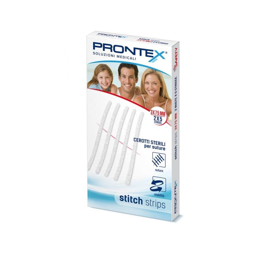 Prontex Stitch Strips – 3x75 mm, 10 unidades