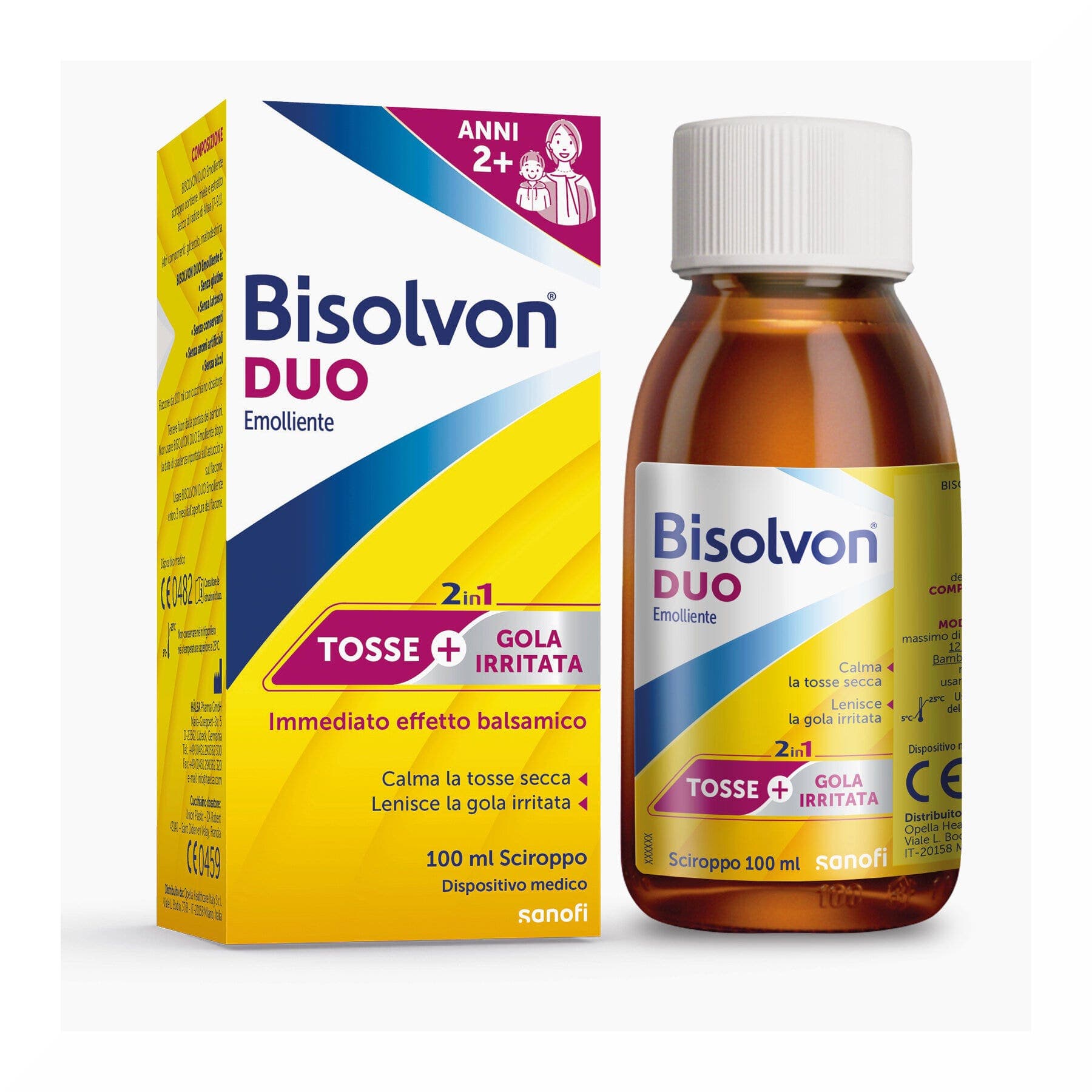 Bisolvon Duo Emoliente Jarabe para la tos – 100 ml