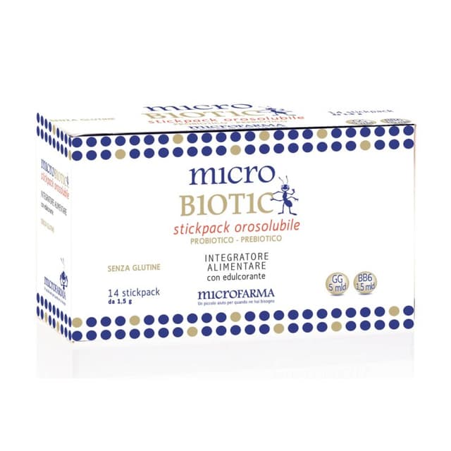 Probióticos con bacterias del ácido láctico – 14 sobres | Microbiotic Stick Pack