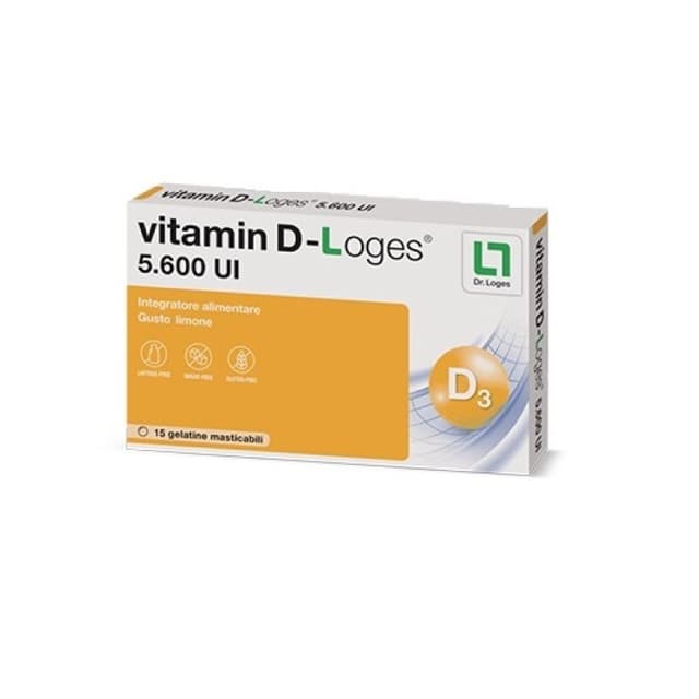 Vitamin D-Loges – 15 cápsulas blandas