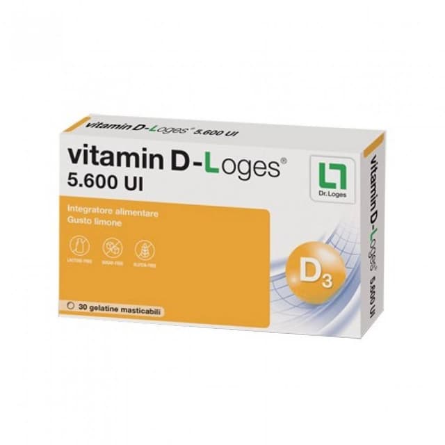 Vitamin D-Loges – 30 cápsulas blandas