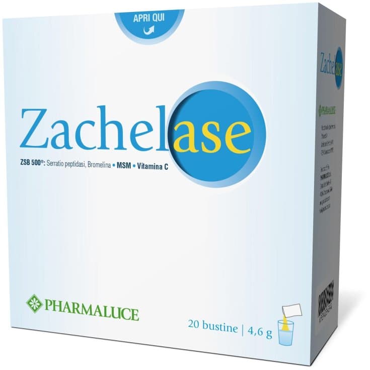 Bromelina 1.000 mg + vitamina C – 20 sobres | ZACHELASE Stick