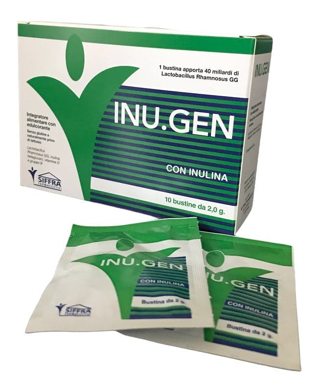 Inulina 1.700 mg + Probióticos con bacterias del ácido láctico – 10 sobres | INUGEN