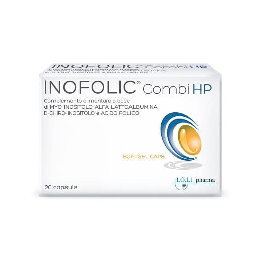 Myo-Inositol 1.100 mg + Ácido Fólico – 20 cápsulas | INOFOLIC COMBI HP