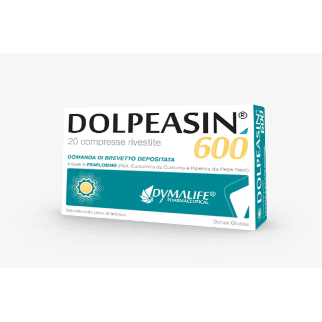 Dolpeasin 600 – PEA 600 mg + Cúrcuma – 20 comprimidos gastrorresistentes