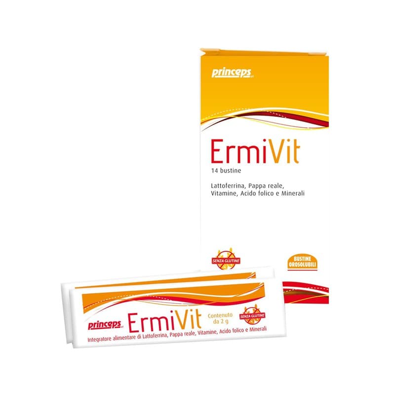 Lactoferrina + Multivitaminas – 14 sobres | Ermivit