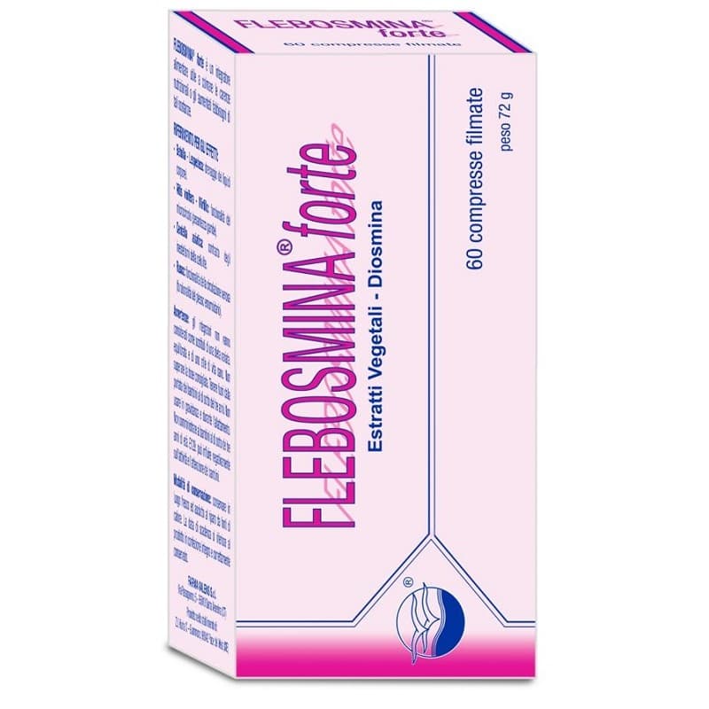 Diosmina 500 mg + Abedul – 60 comprimidos | Flebosmina Forte