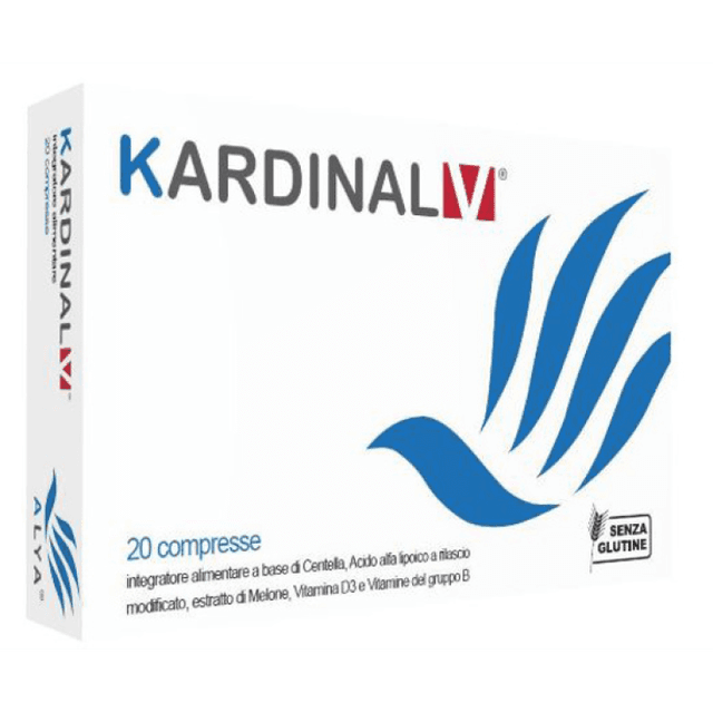 Ácido alfa-lipoico + Centella (Gotu Kola) – 20 comprimidos | Kardinal V
