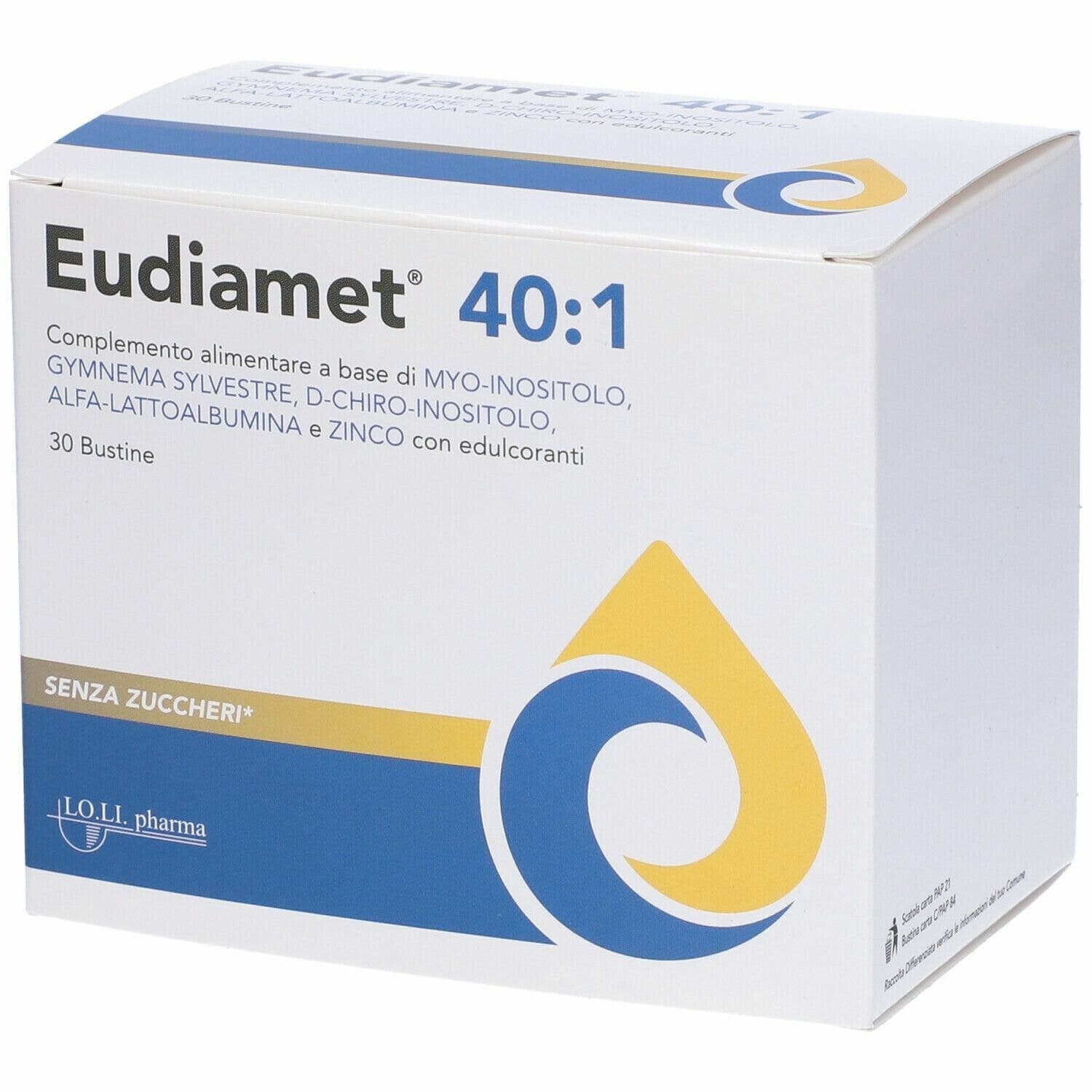 Eudiamet 40:1 – Mioinositol – 30 sobres
