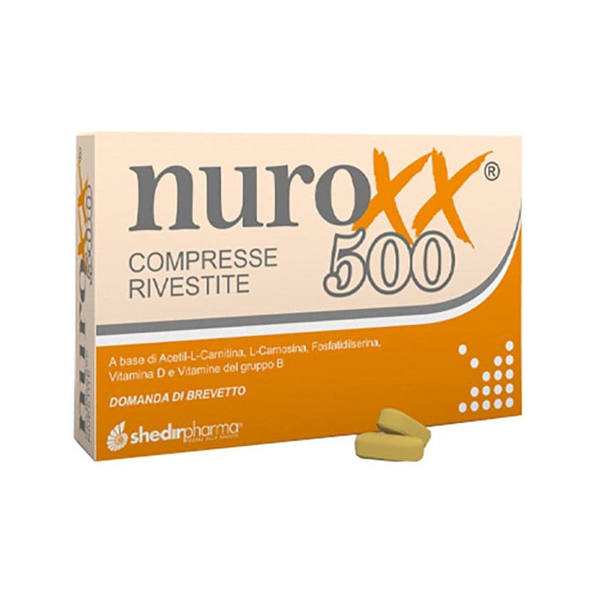 Acetil-L-Carnitina + Vitamina D – 30 comprimidos | NUROXX 500