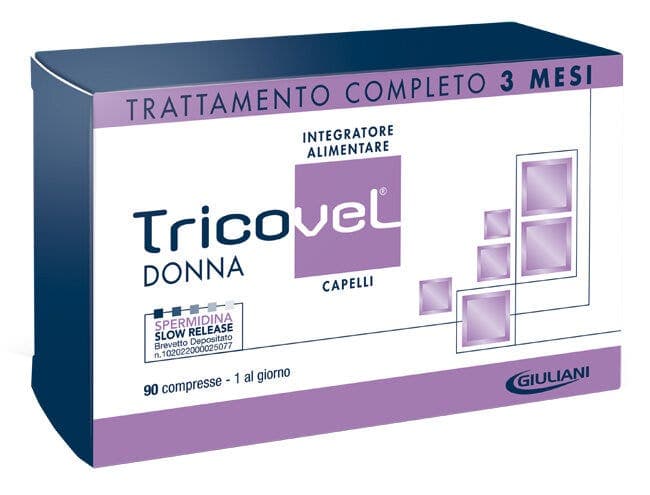 Tricovel Donna Zinc 5 mg + Rutina – 90 comprimidos para mujer