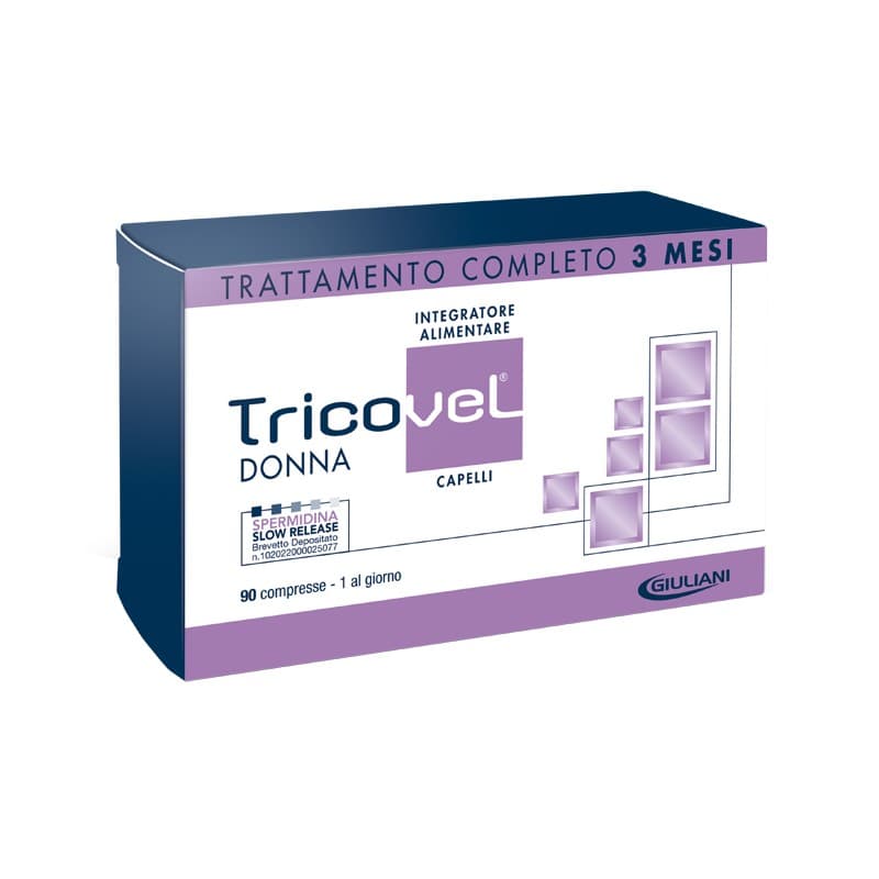 Tricovel Donna Zinc 5 mg + Rutina – 90 comprimidos para mujer
