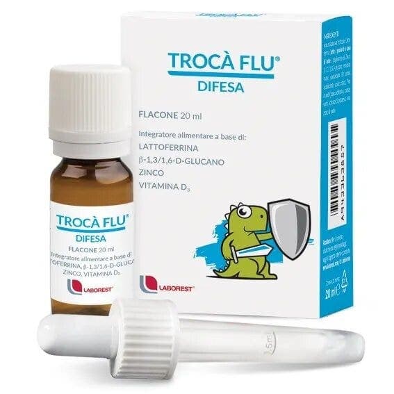 Lactoferrina 100 mg + Zinc – 20 ml solución | Trocà Flu Difesa