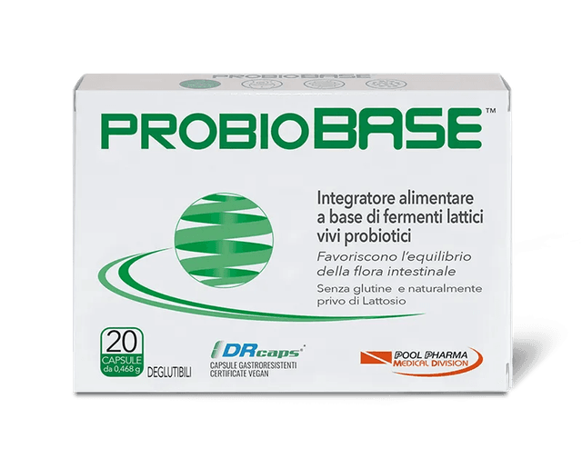 Probiobase Probióticos con Bacterias Lácticas – 20 cápsulas