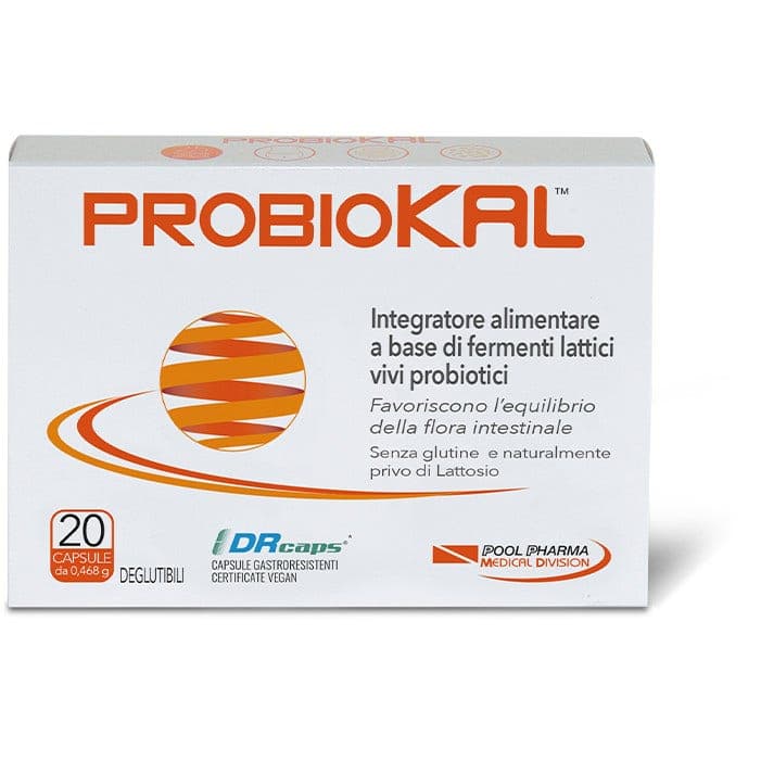 Probióticos con bacterias lácticas – 20 cápsulas | Probiokal