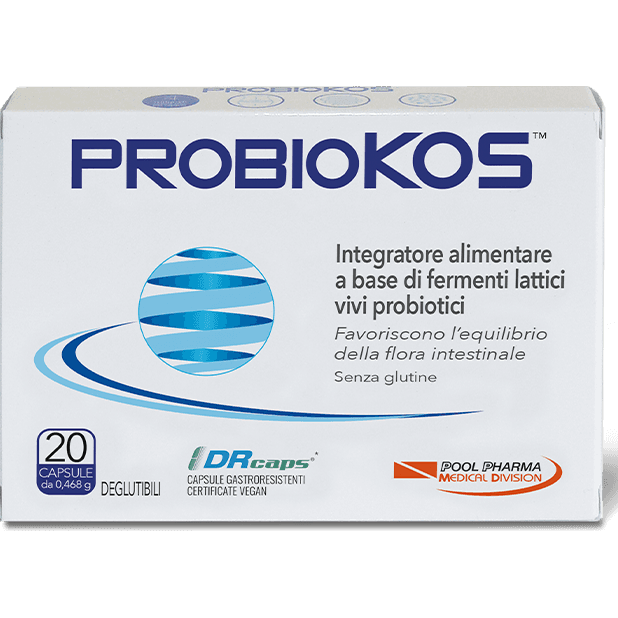 Probióticos con bacterias lácticas – 20 cápsulas | Probiokos