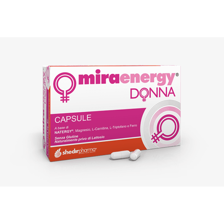 Magnesio + L-Carnitina – 40 cápsulas para mujeres | Miraenergy Donna