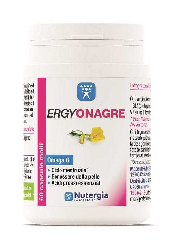 Aceite de Onagra + Vitamina E – 60 cápsulas | Ergyonagre