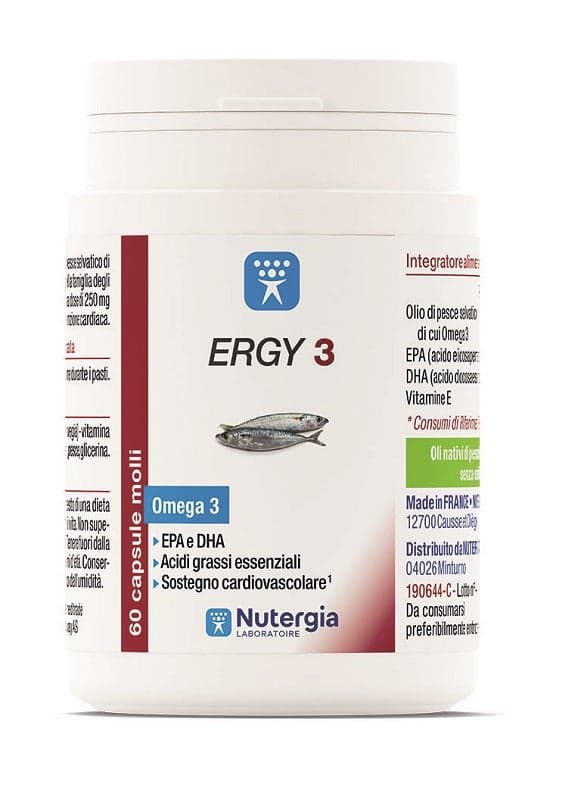 Omega-3 EPA y DHA – 60 cápsulas | Ergy 3