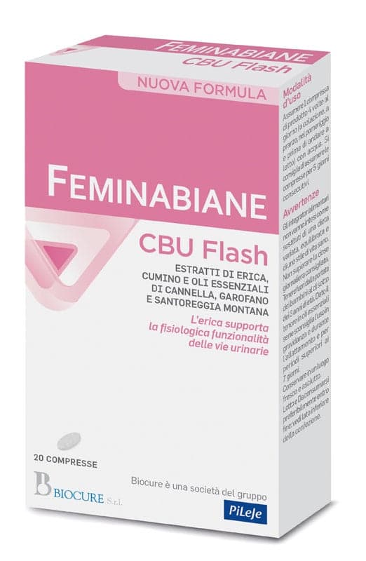 Arándano rojo + Arándano azul – 20 comprimidos | Feminabiane CBU Flash