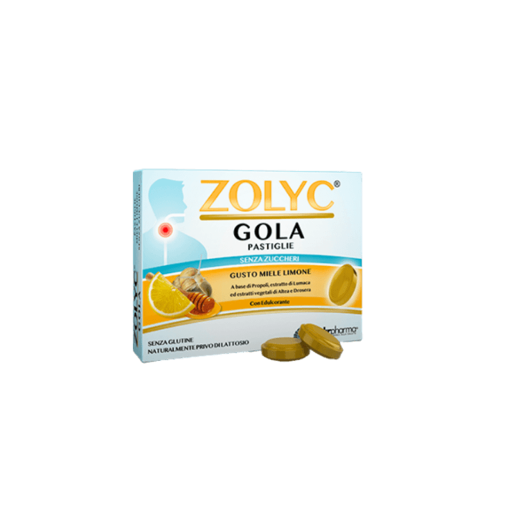 Própolis – 36 pastillas para la garganta | Zolyc Garganta Miel/Limón