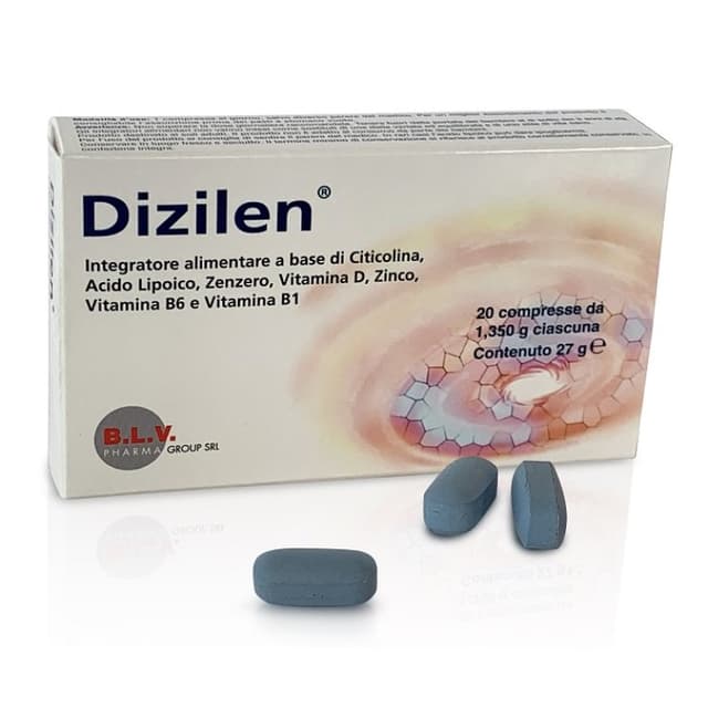 Colina 500 mg + Jengibre – 20 comprimidos | Dizilen