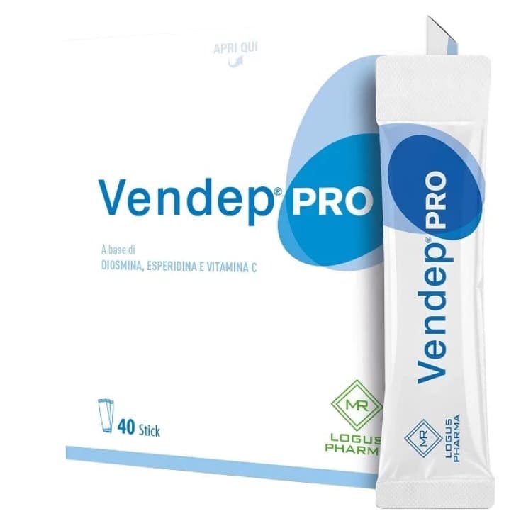 Diosmina 2.000 mg + Vitamina C – 40 sobres | Vendep Pro