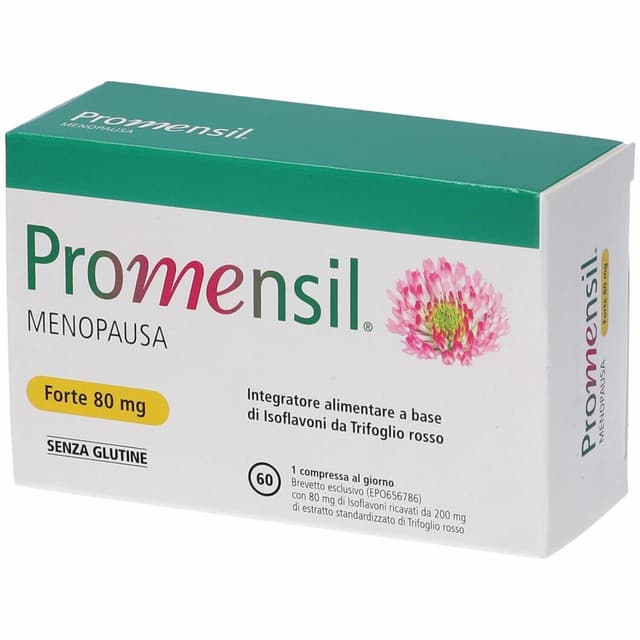 Isoflavonas de trébol rojo – 60 comprimidos | Promensil Forte