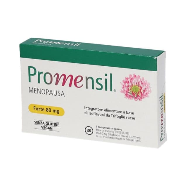 Isoflavonas de trébol rojo – 30 comprimidos menopausia | Promensil Menopausa Forte